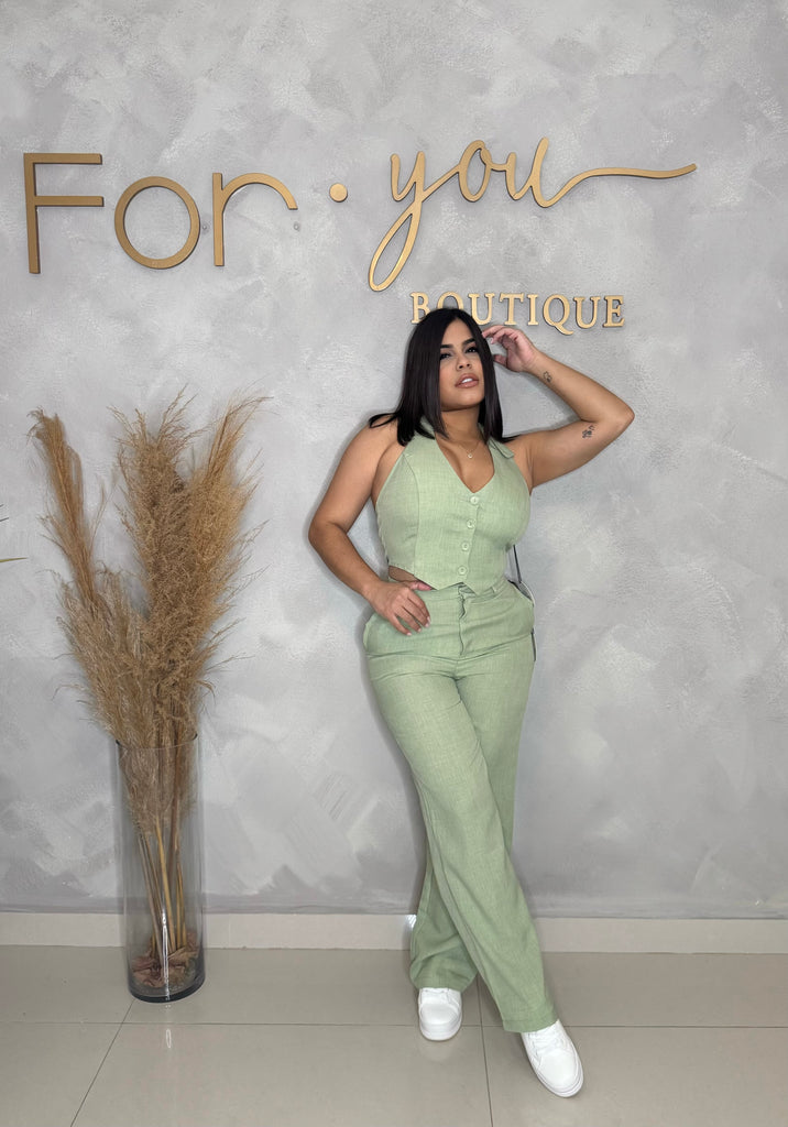 SAGE LINEN SET