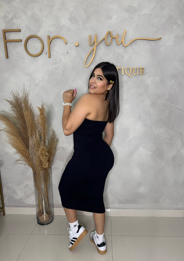 OLIVIA BLACK DRESS