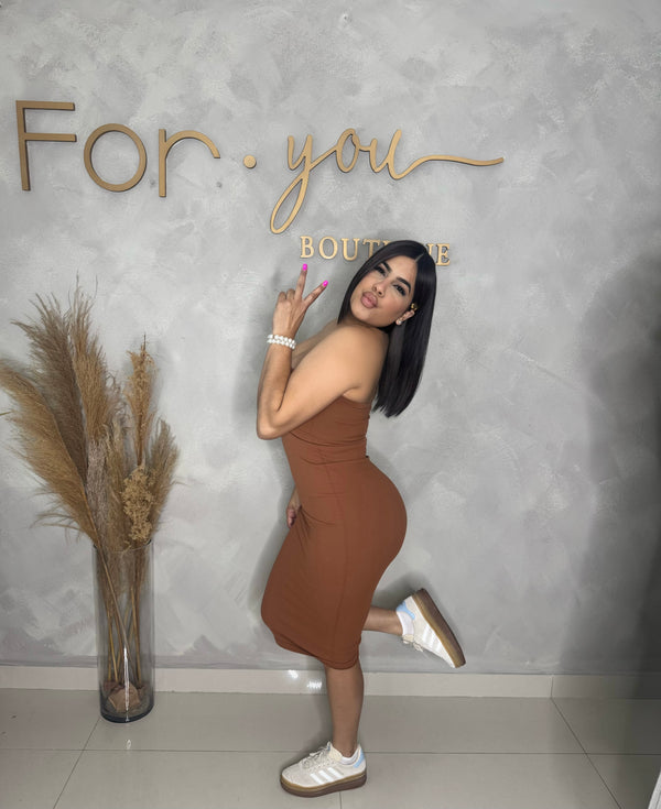 AMAIA NUDE DRESS