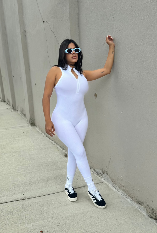 ITZEL WHITE JUMPSUIT